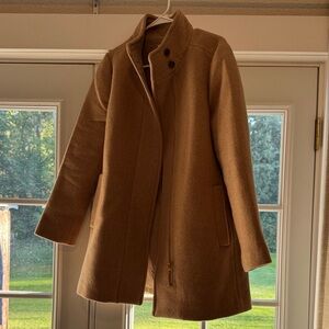 J. Crew Factory Camel City Coat for Women